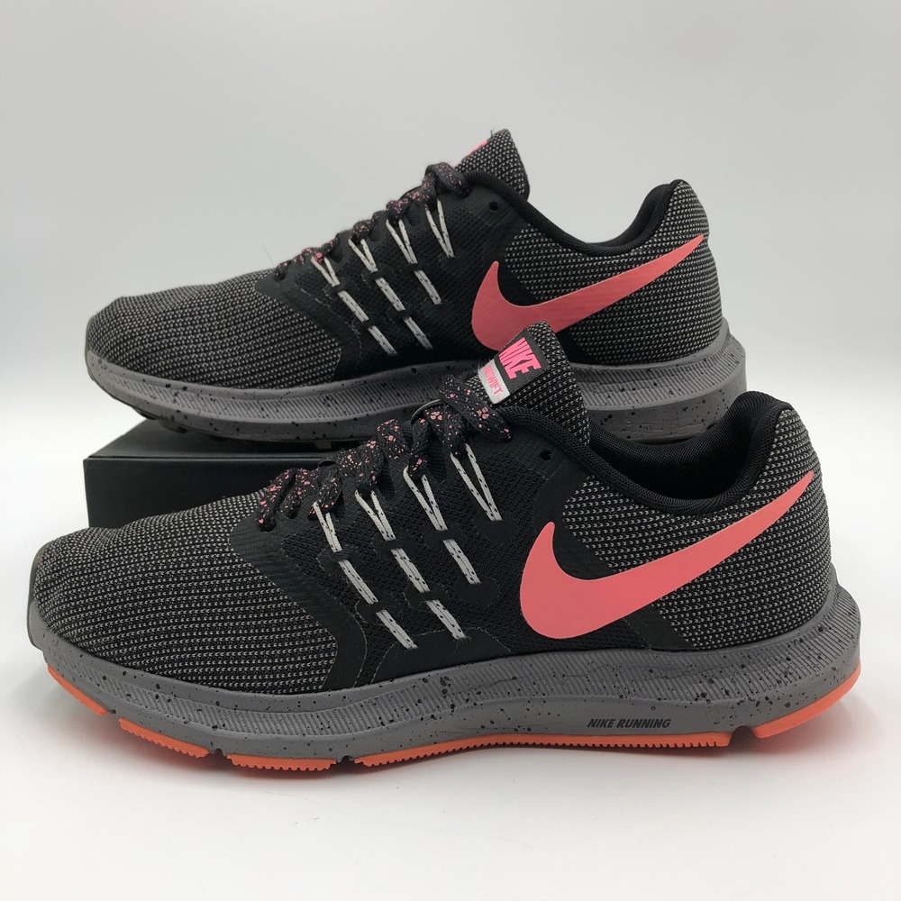 Nike Women's Black and Pink Running Shoes - Picture 3 of 10